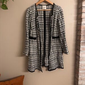 WEILL Tweed Open Jacket